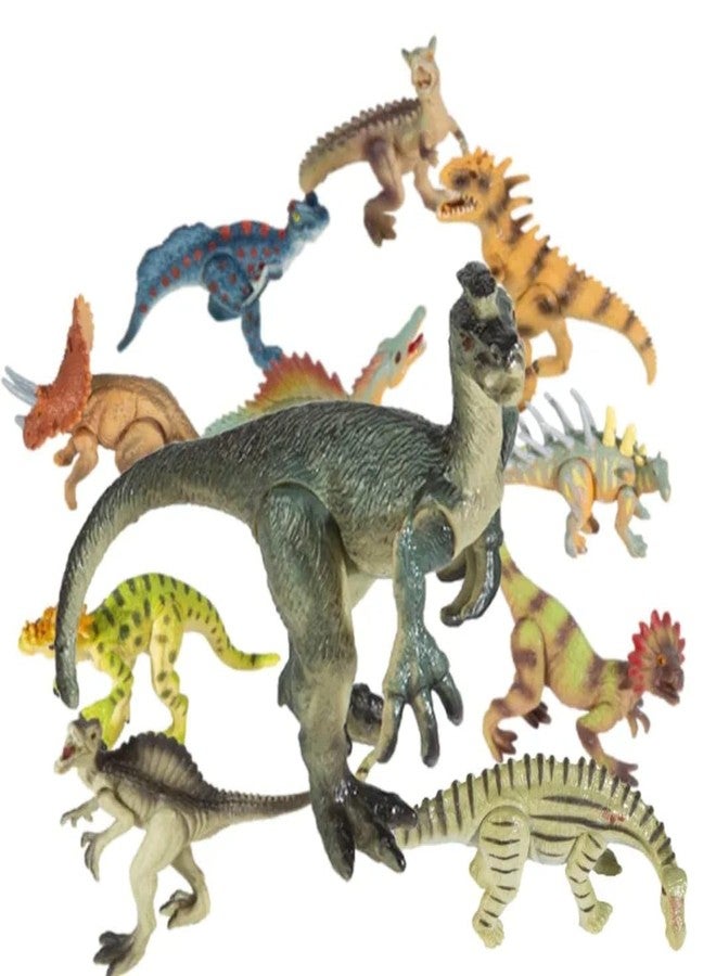 DIMAZO Small Kids Sea & Wild Animal Toys Sets for Fun, Educational, Spark Imagination and Learning (Multi Choice Sets) (Dinosaurs) 12pcs - Image 2